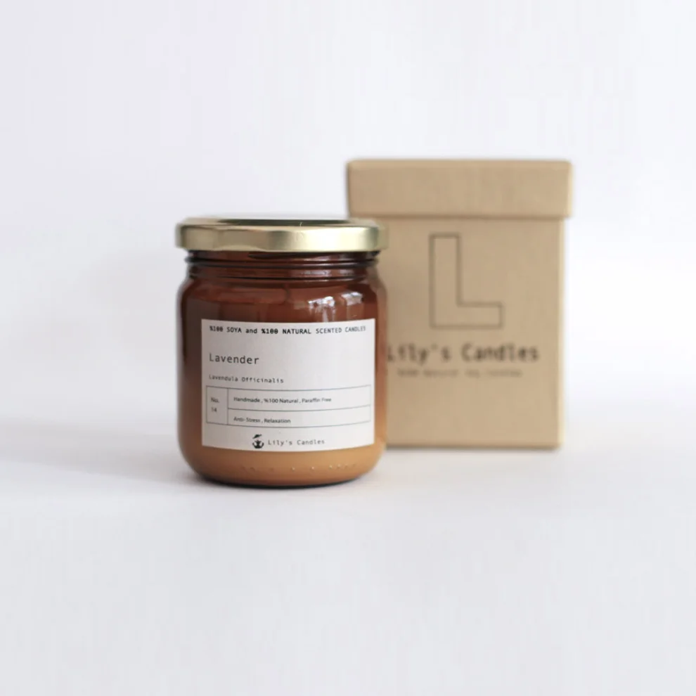 Lily's Candles  - Lavender Natural Candle