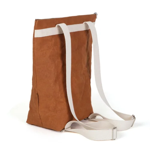 Epidotte - Zip Tote Sırt Çantası - Brown