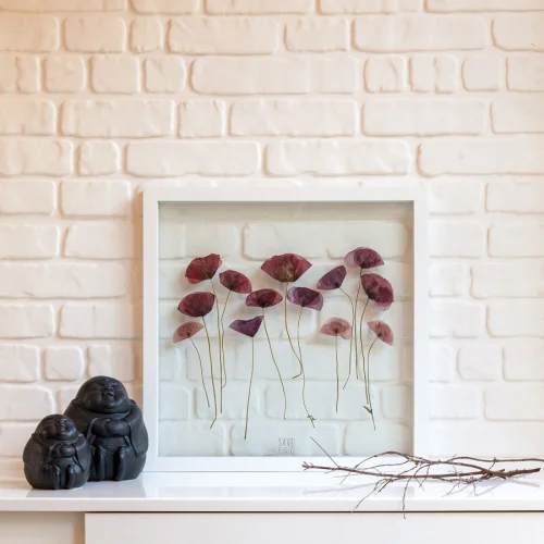 Save The Flowers - Glass N07 Frame
