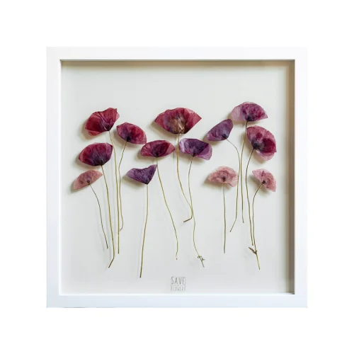 Save The Flowers - Glass N07 Frame
