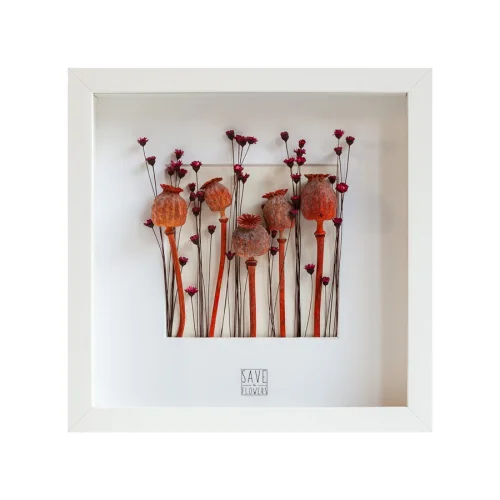 Save The Flowers - Square 27 Frame