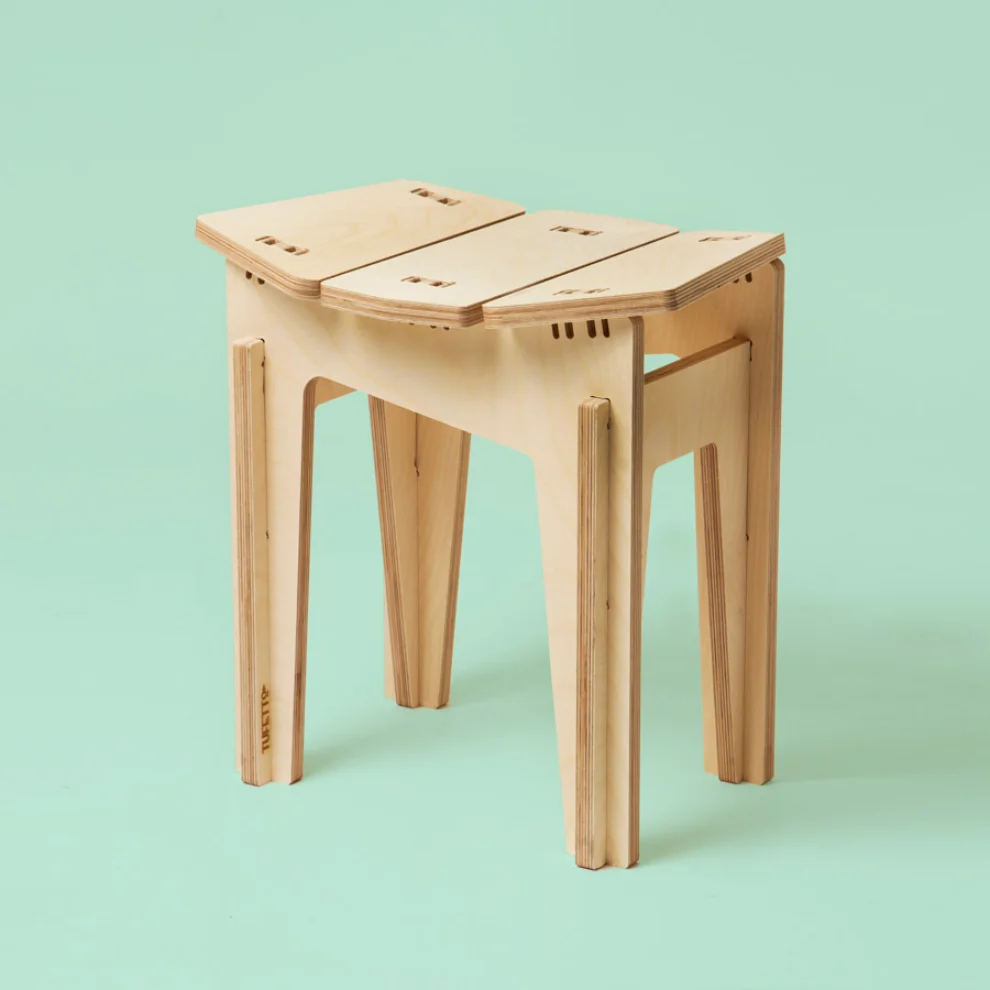 Tufetto - Carry On Wooden Stool