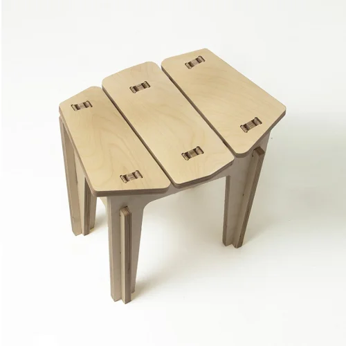 Tufetto - Carry On Wooden Stool