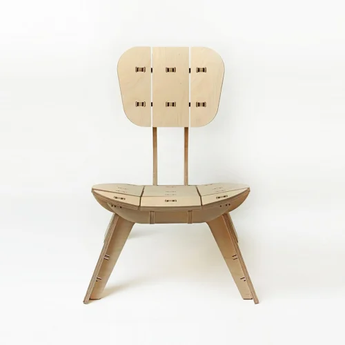 Tufetto - Tospaa Wooden Lounge Chair