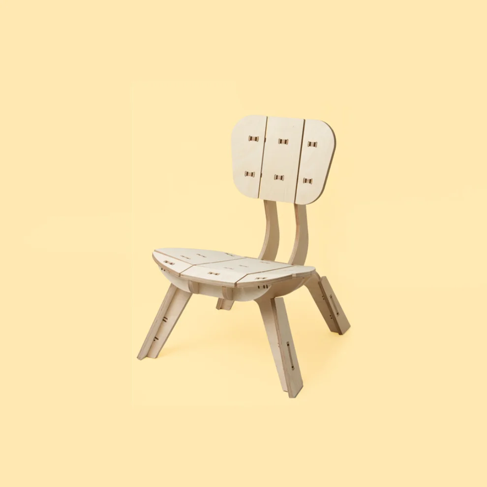 Tufetto - Tospaa Wooden Lounge Chair