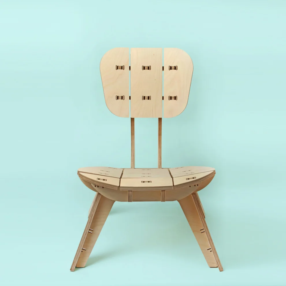 Tufetto - Tospaa Wooden Lounge Chair