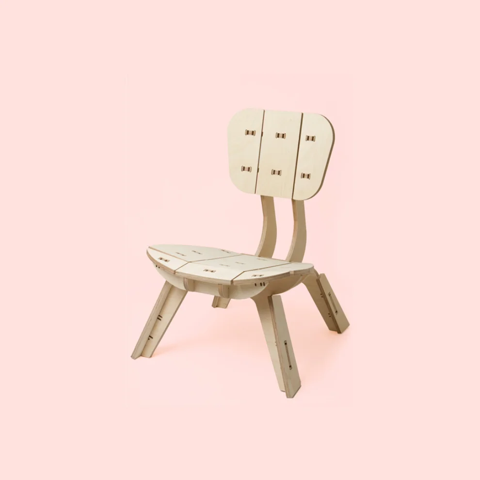 Tufetto - Tospaa Wooden Lounge Chair