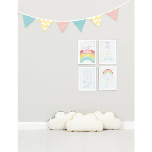 Baluna - Rainbow Cloud Pillow - I