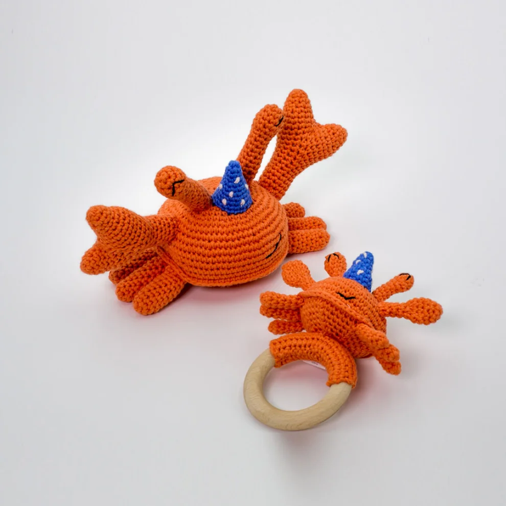 Happy Folks - Miss Crab Sleeping Toy