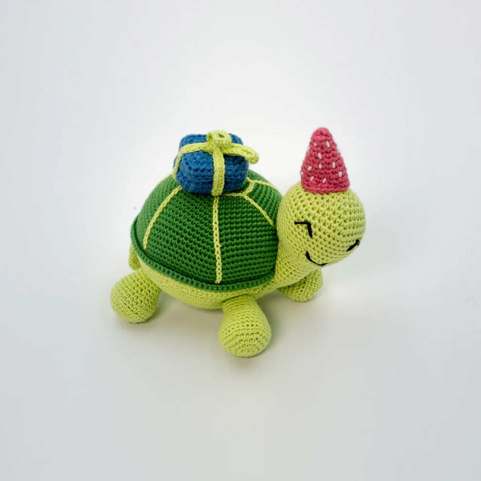 Happy Folks - Mr. Turtle Sleeping Toy