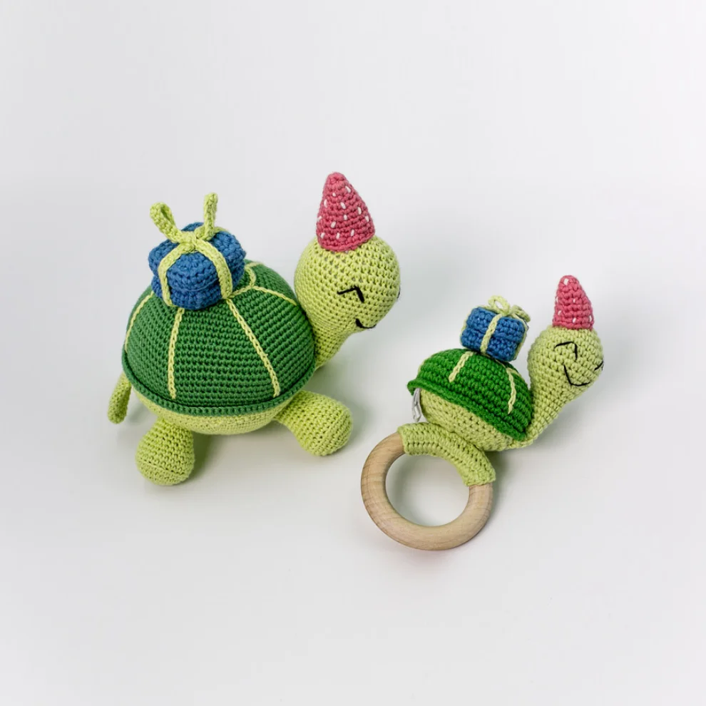 Happy Folks - Mr. Turtle Sleeping Toy
