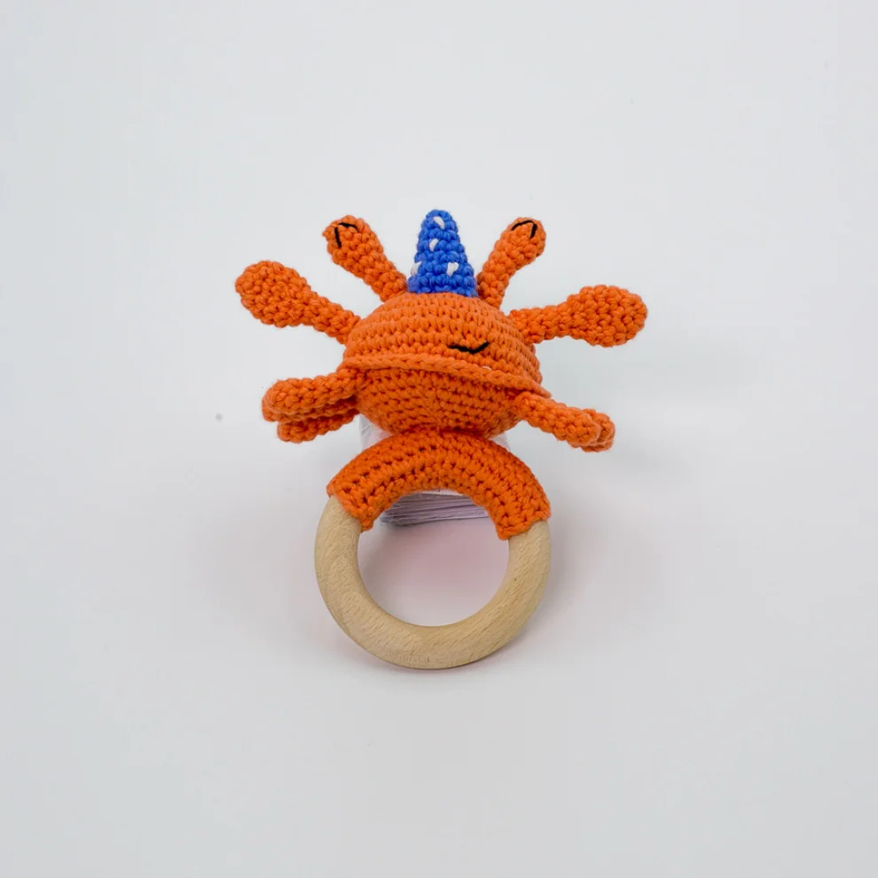 Happy Folks - Miss Crab Teething Toy