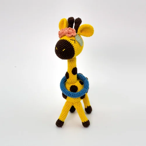 Happy Folks - Miss Giraffe Sleeping Toy