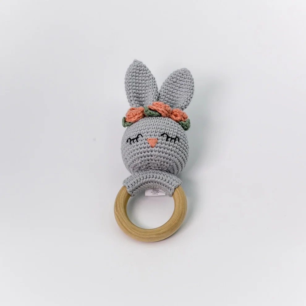 Happy Folks - Miss Bunny Diş Kaşıma Oyuncağı