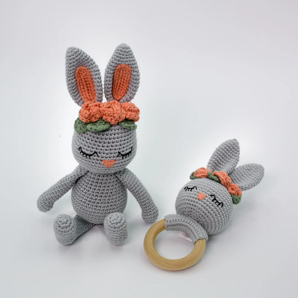 Happy Folks - Miss Bunny Teething Toy