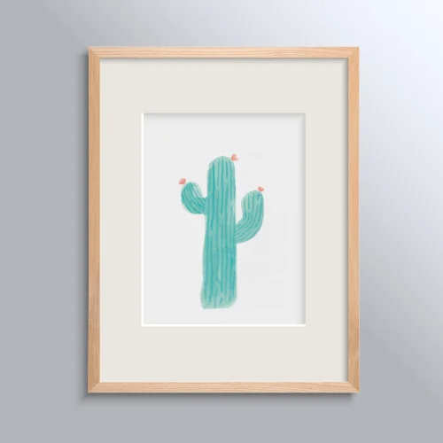 Happy Folks - Cactus No - II Poster