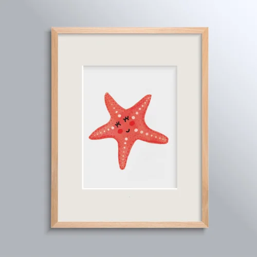 Happy Folks - Starfish Poster