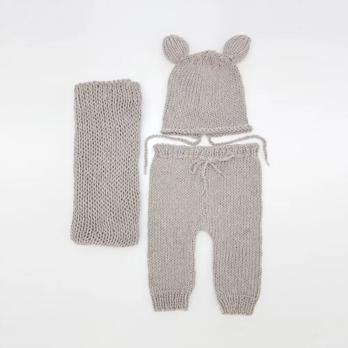 Baluna - Newborn Pants & Bonnet Set