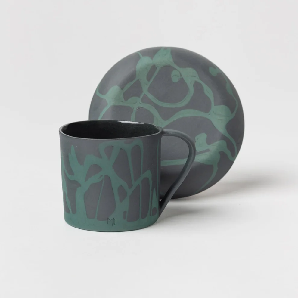 Masuma Ceramics - Leaf Turkish Coffee Set