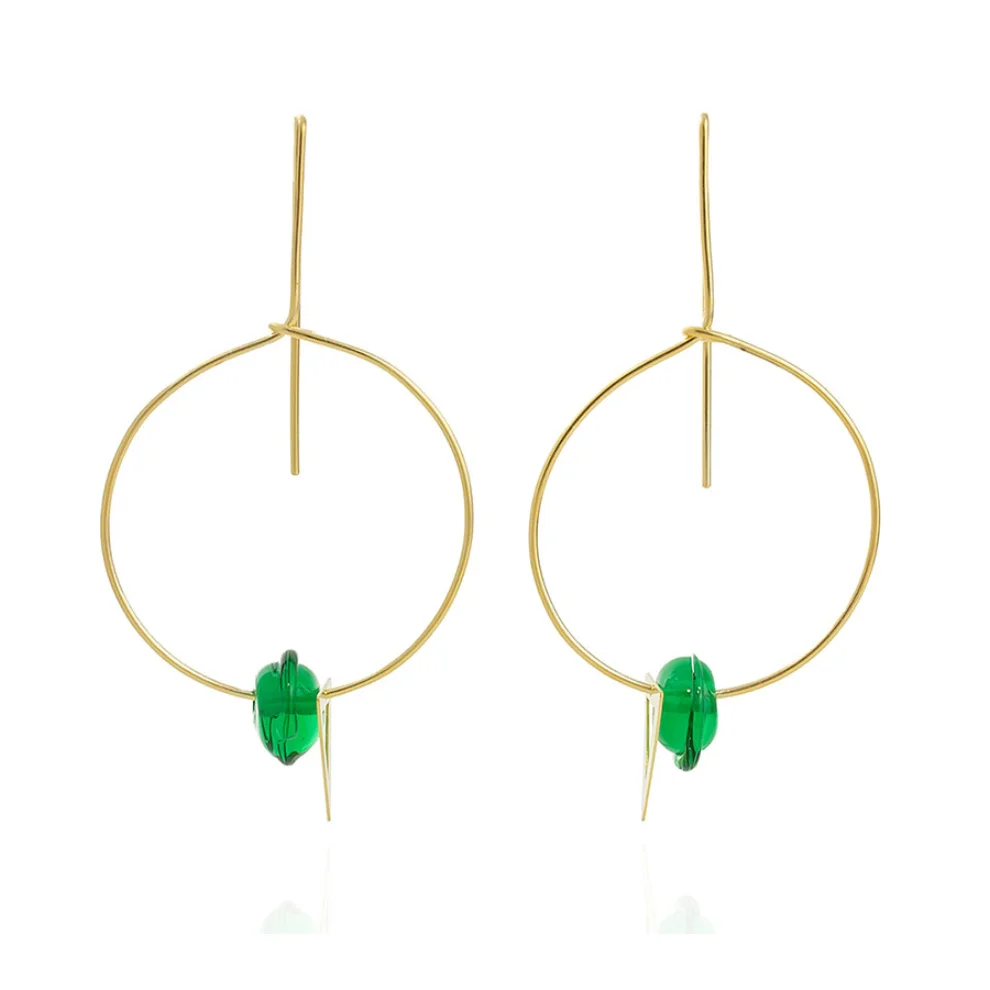 Şebnem Kurtul	 - Emerald Geox - Earring