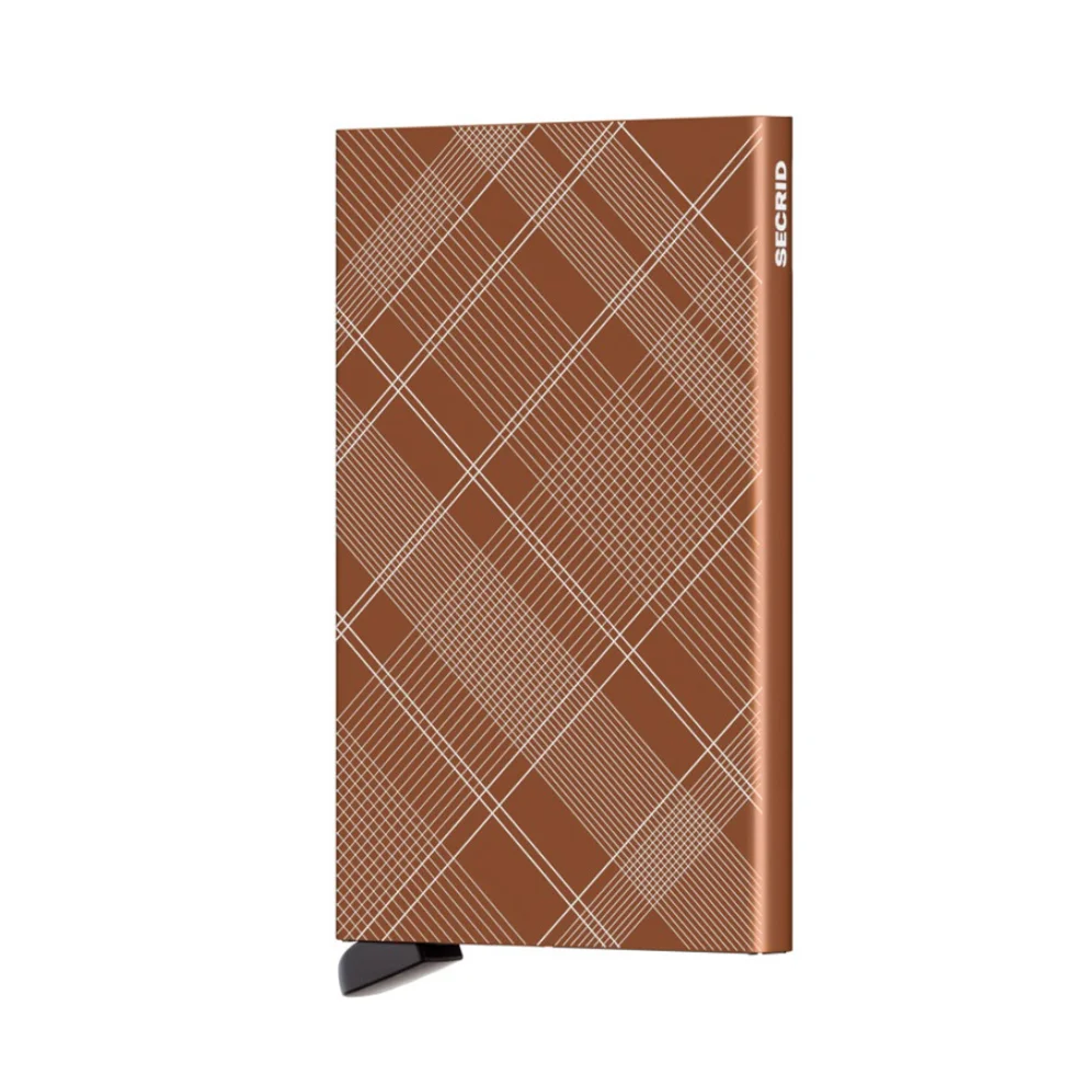 Secrid - Cardprotector Laser Tartan Rust