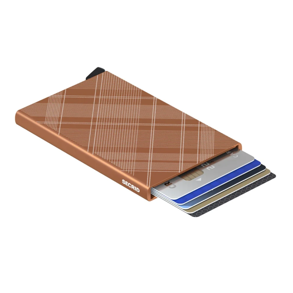 Secrid - Cardprotector Laser Tartan Rust