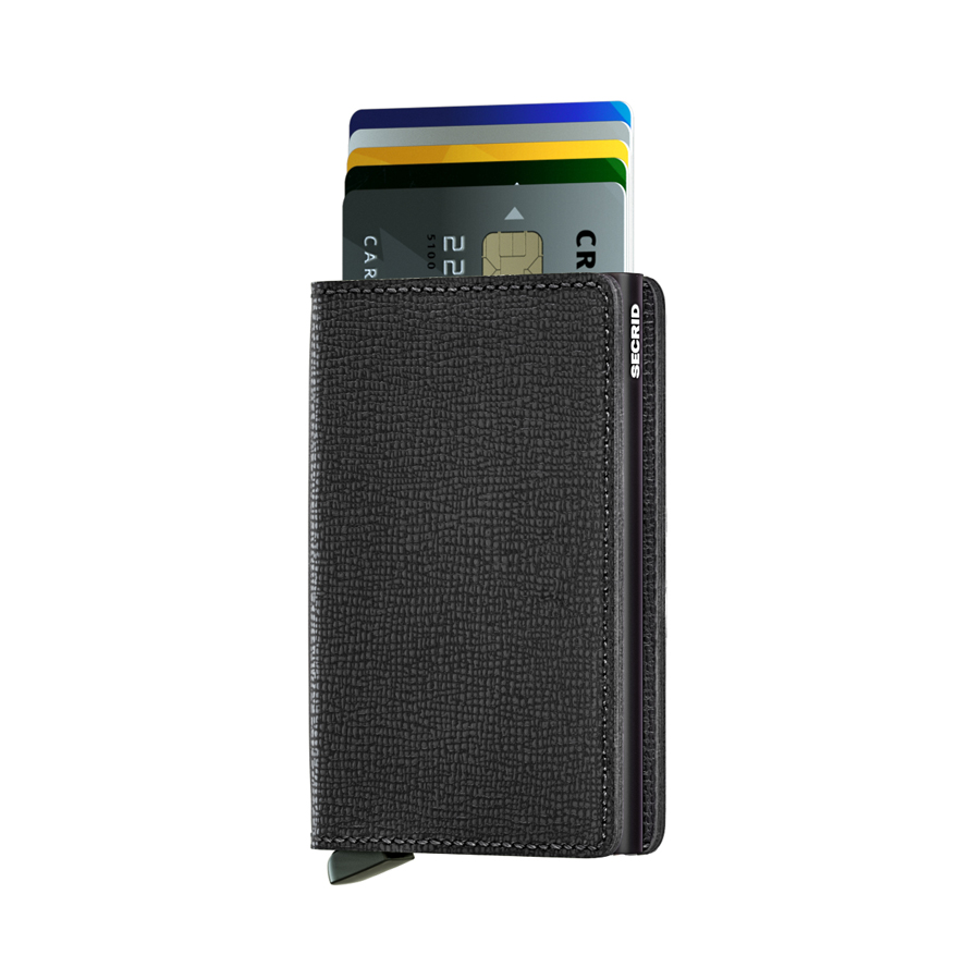 Slimwallet Crisple Black Cüzdan