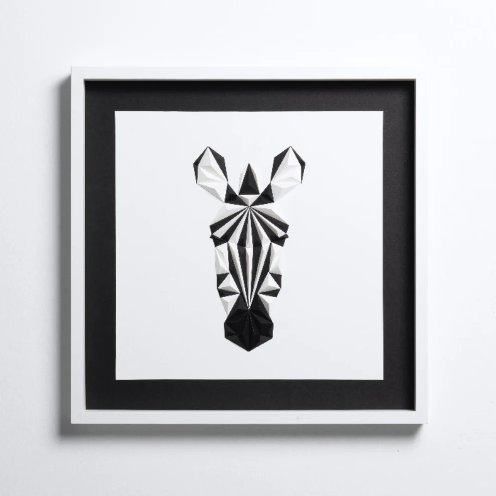 Paperpan	 - Zebra The Portrait Artwork