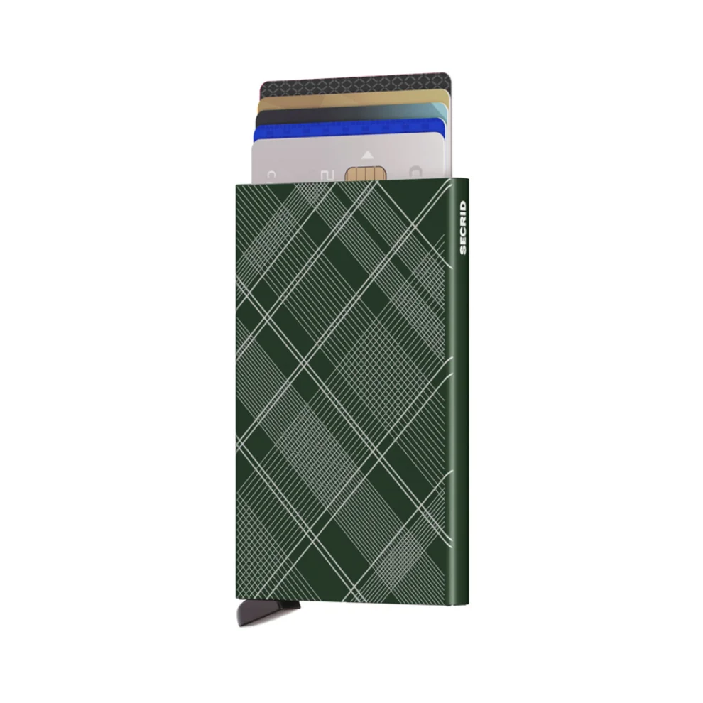 Secrid - Cardprotector Laser Logo Tartan Wallet