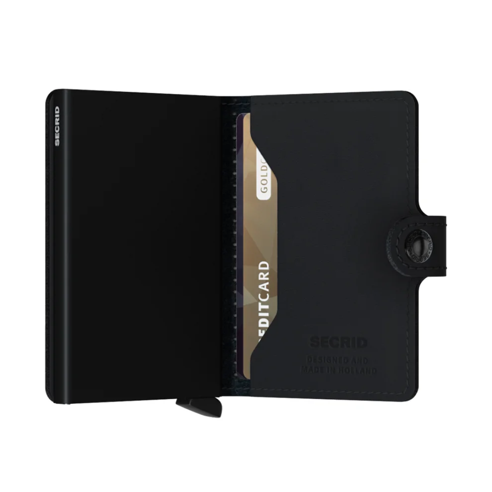 Secrid - Miniwallet Perforated Black Wallet