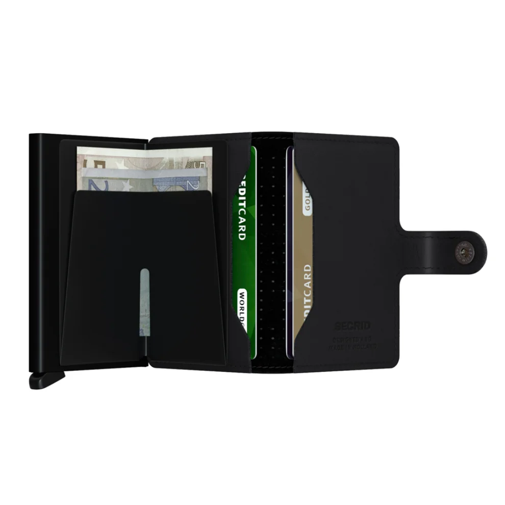 Secrid - Miniwallet Perforated Black Wallet