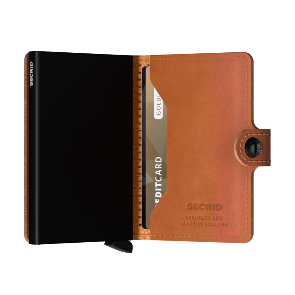 Secrid - Miniwallet Perforated Cognac Wallet