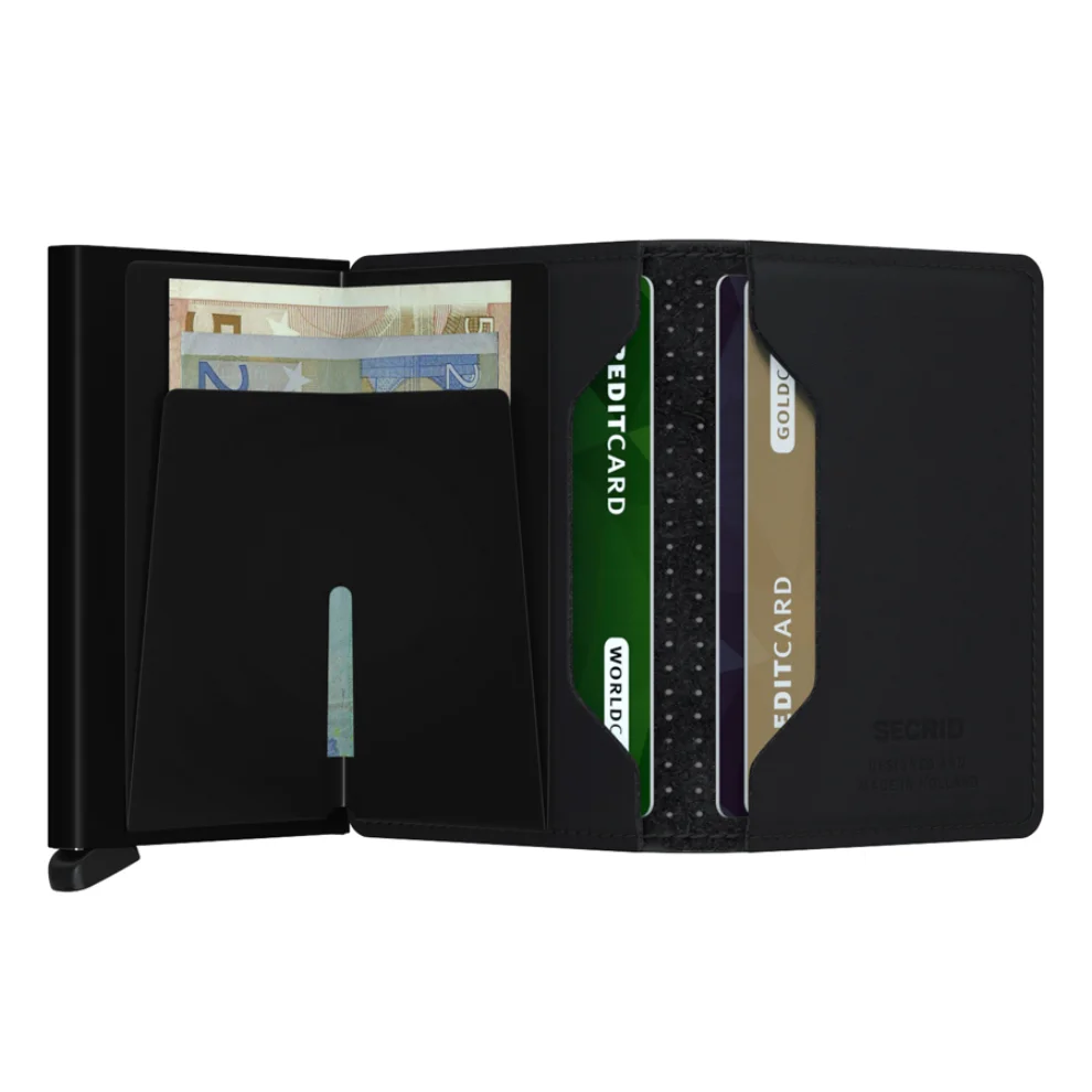 Secrid - Slimwallet Perforated Black Wallet