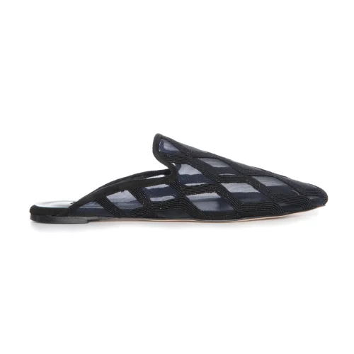 Sobehandmade - Ciel Noir Sheer Slippers
