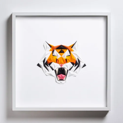 Paperpan	 - Portrait Of A Tiger Artwork