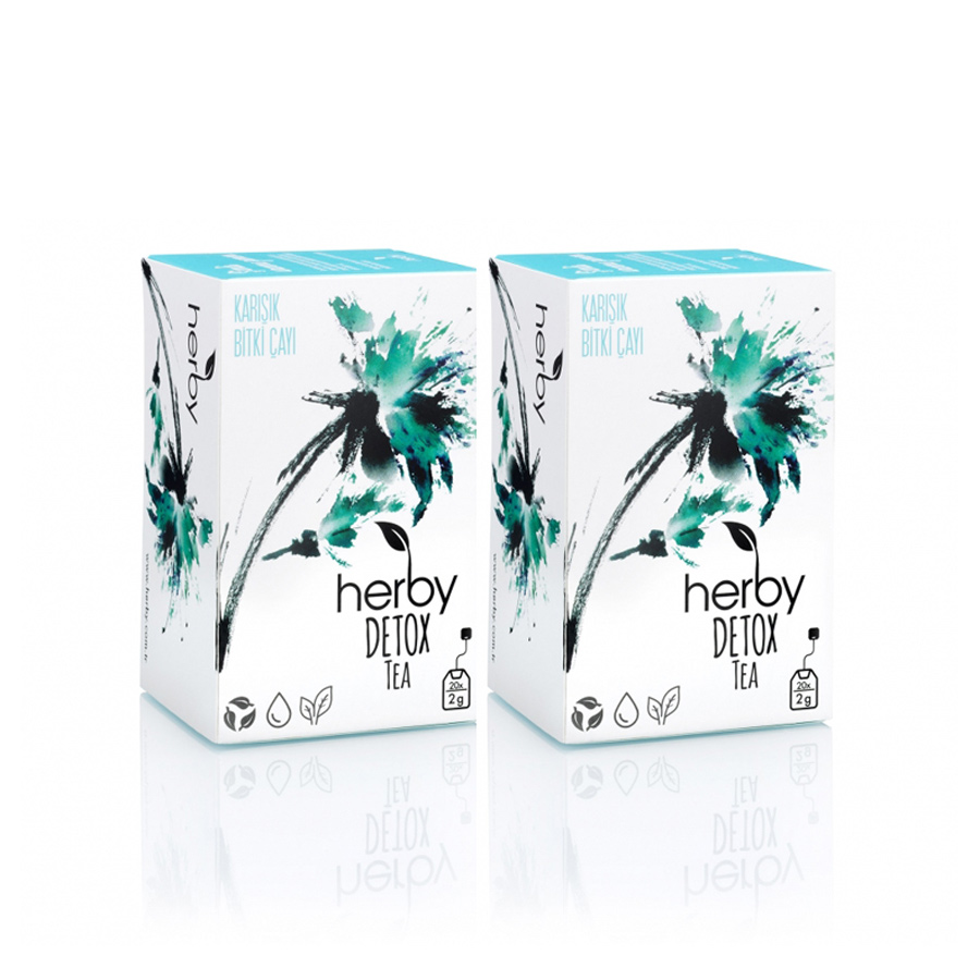 Herby Detox Çayı 2'li Paket 80 G