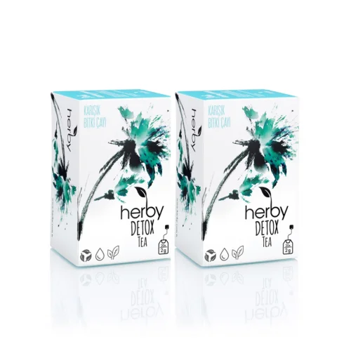 Herby - Herby Detox Çayı 2'li Paket 80 G