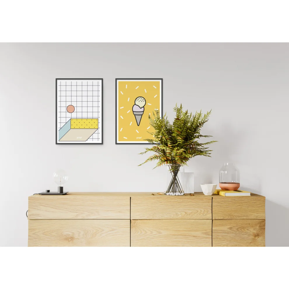 Pop by Gaea - Mustard Gelato No.2 Print