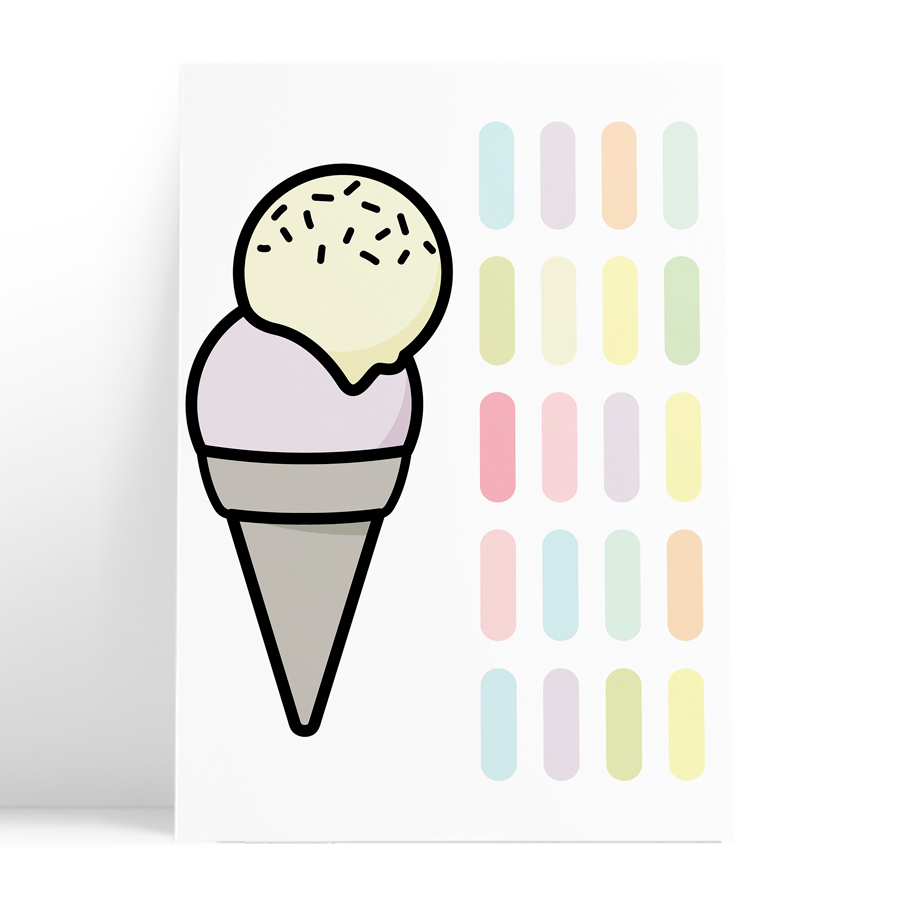 Ice Cream Wall Sticker