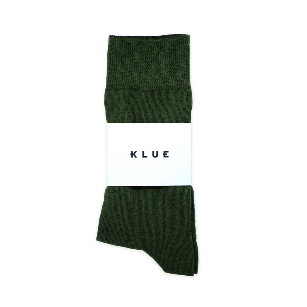 Klue Concept - Klue Solid Çorap - Haki