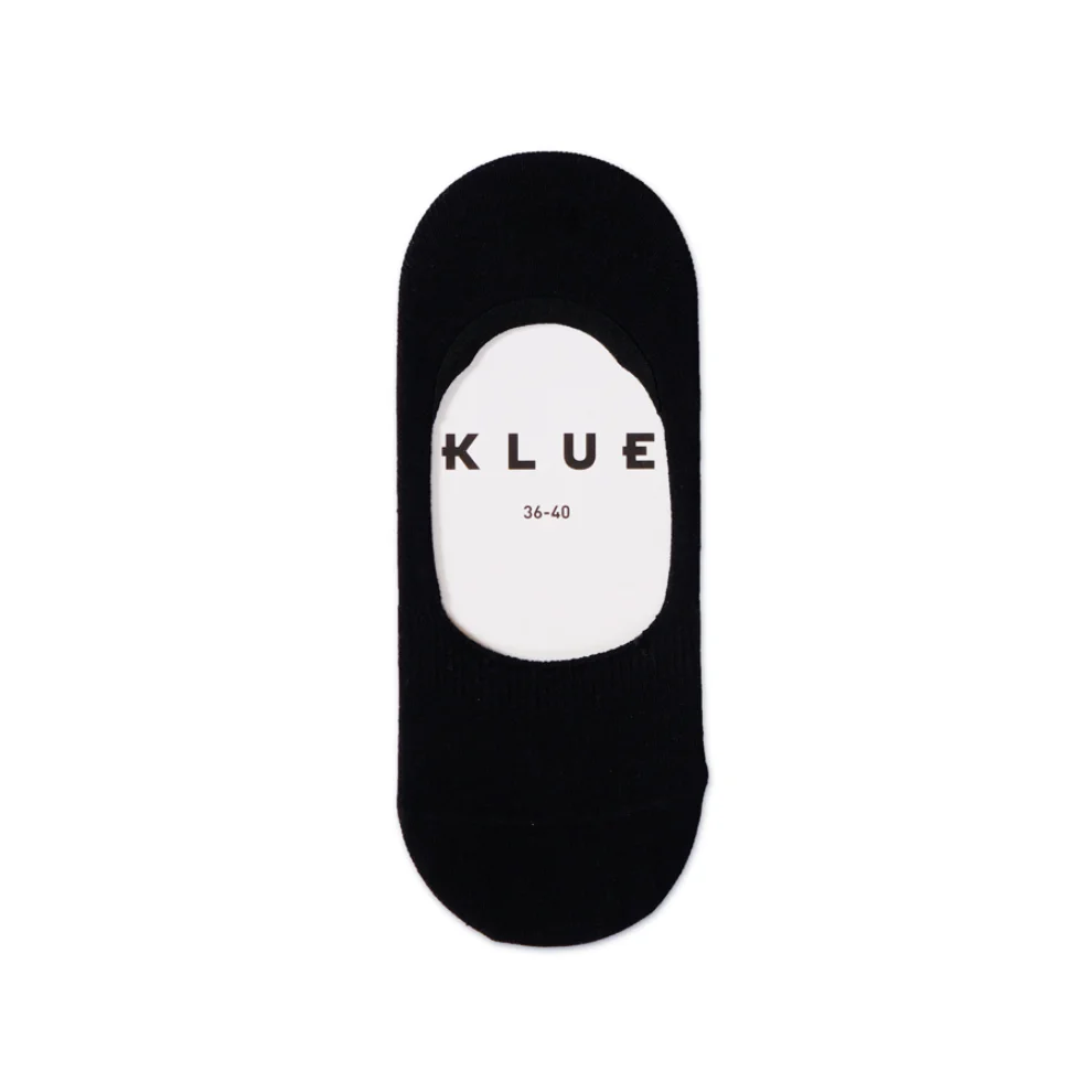 Klue Concept - Klue Solid No Show Socks - Black