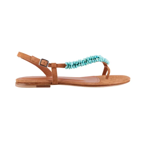 Manira Bodrum - Ada Turquoise Sandals