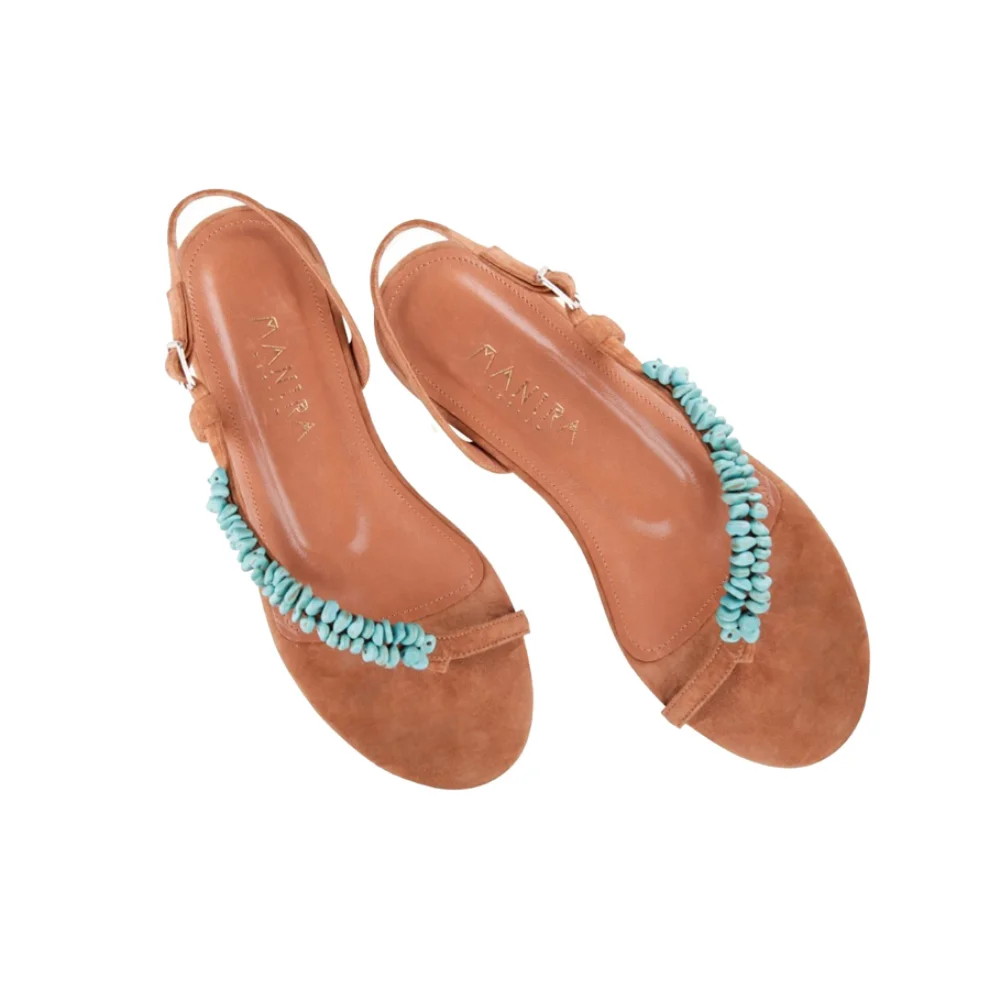 Manira Bodrum - Ada Turquoise Sandals