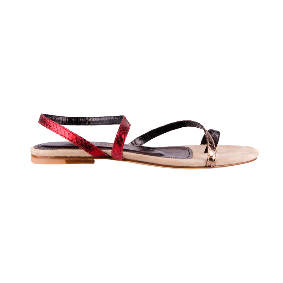 Manira Bodrum - Artemısıa Sandals 37 Burgundy | hipicon