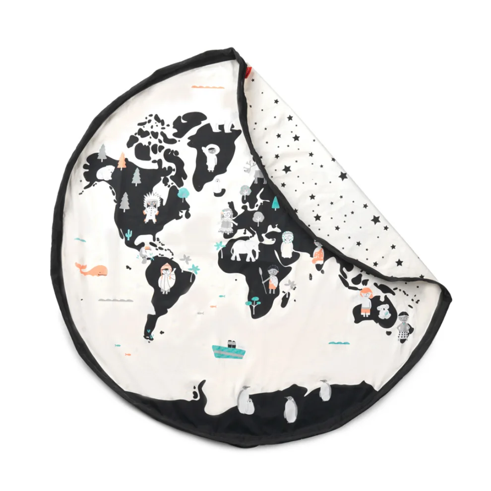 Play & GO	 - World Map Toy Storage Bags