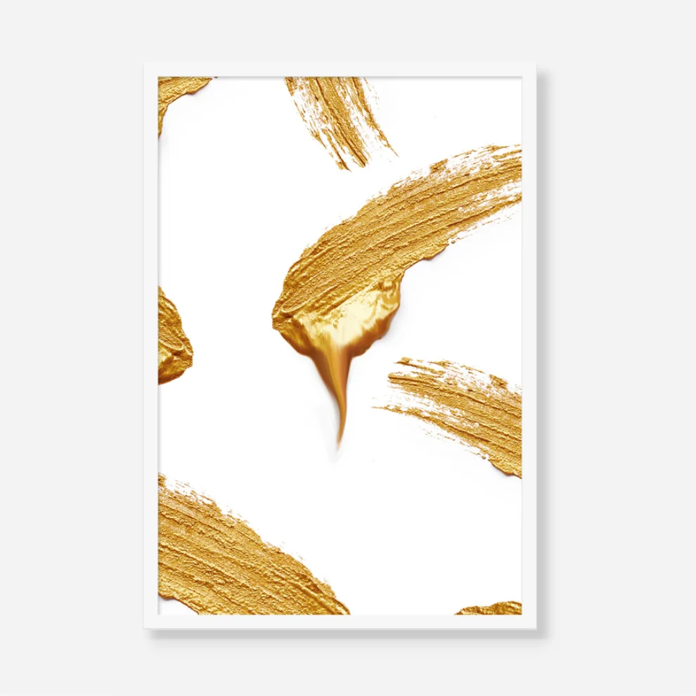 Action Zebra	 - Golden Gold Poster