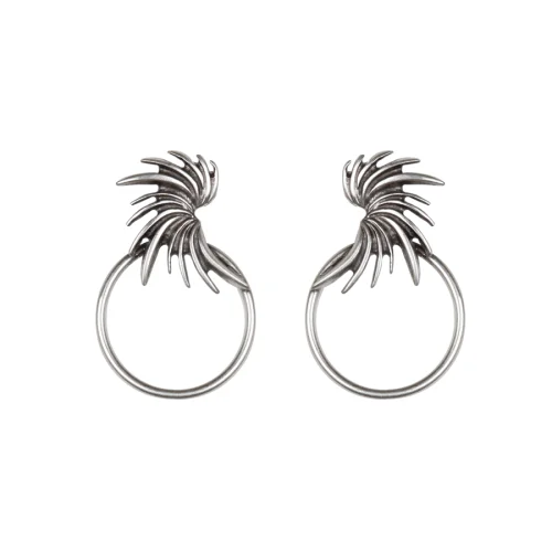 Bodhita - Vinge Circle Earrings