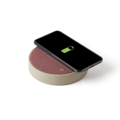 Lexon - Oslo Energy Wireless Charging Station and Bluetooth Speaker