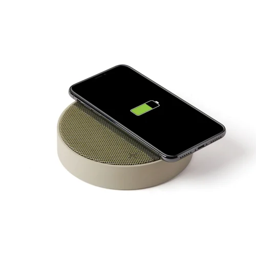 Lexon - Oslo Energy Wireless Charging Station and Bluetooth Speaker