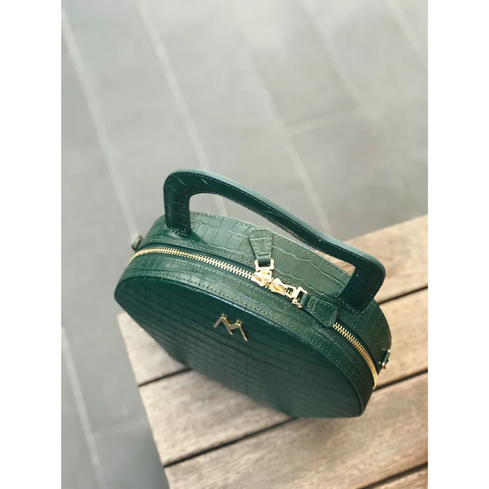 Mev's Atelier	 - Nora Shoulder Bag Croc Embossed